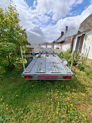 Motorradanhänger gebremst - ,